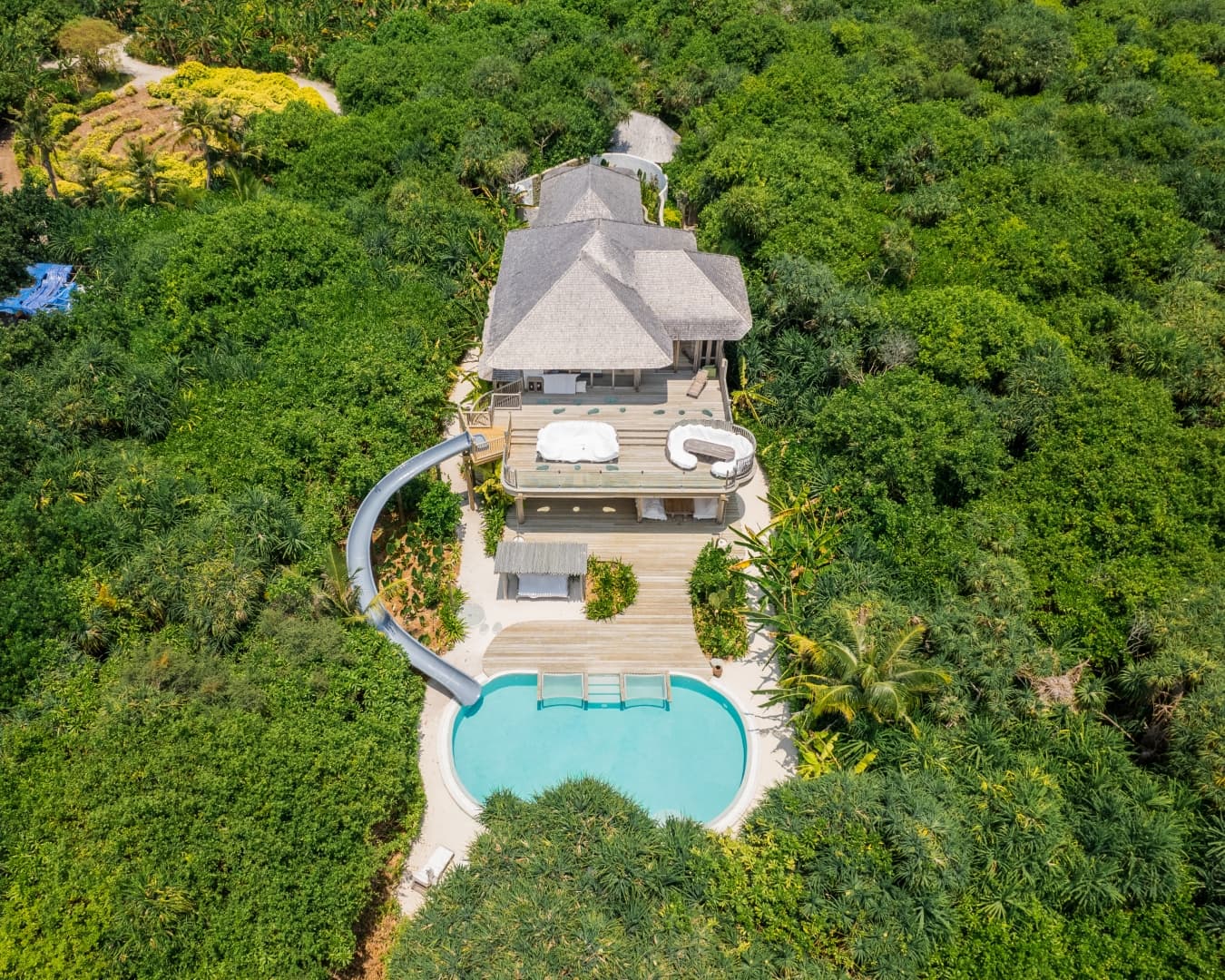 Luxury Beach Villas with Slides