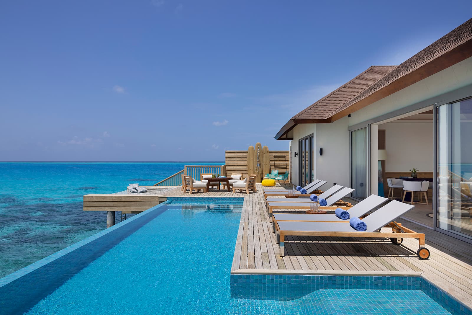 Three Bedroom Sunset Overwater Pool Residence